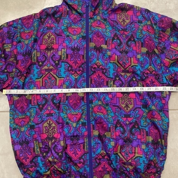 EUC RARE Vintage Sequence Windbreaker Jacket - Picture 6 of 11